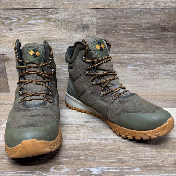 Columbia Fairbanks Omni-Heat Olive Textile Boot Men's Size 15 - Picture 6 of 7